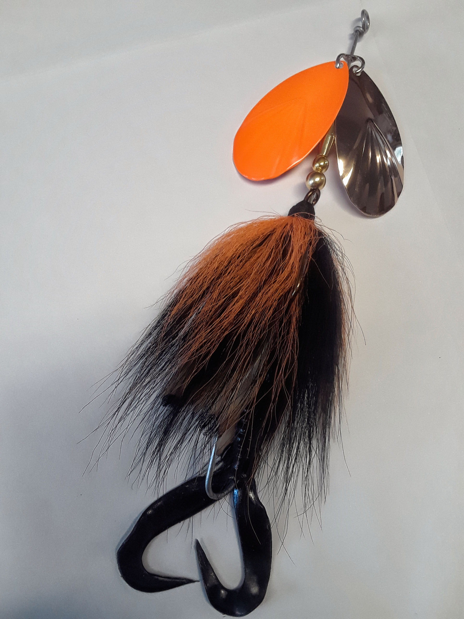Super 8 Bucktail Musky & Pike Lures with Spinning Blades